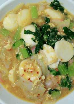 Seblak bakso ikan