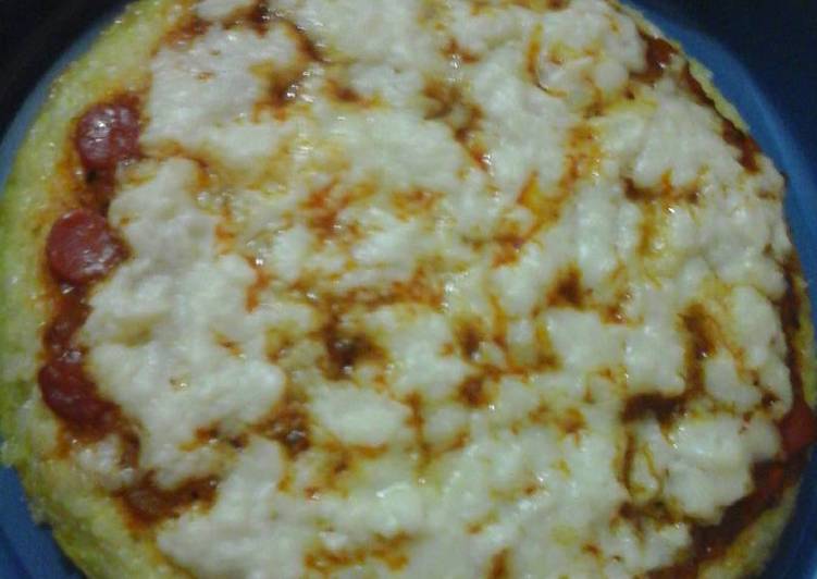 resep makanan Pizza nasi teflon *mudah dan enyaakkk*