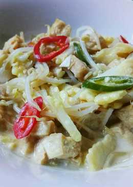 Tumis Toge Jagung Muda Kuah Santan