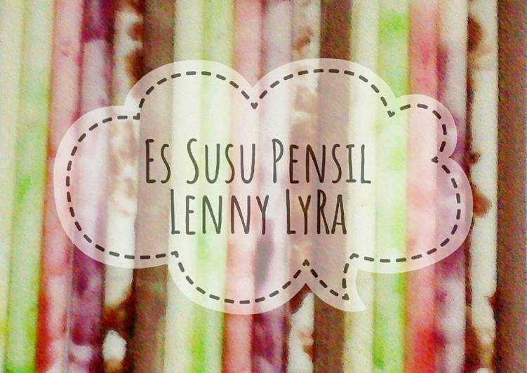 resep makanan Es Susu Pensil versi Lenny LyRa