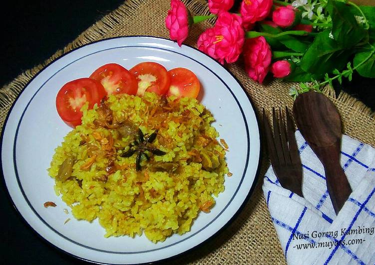 gambar untuk resep makanan Nasi Goreng Kambing