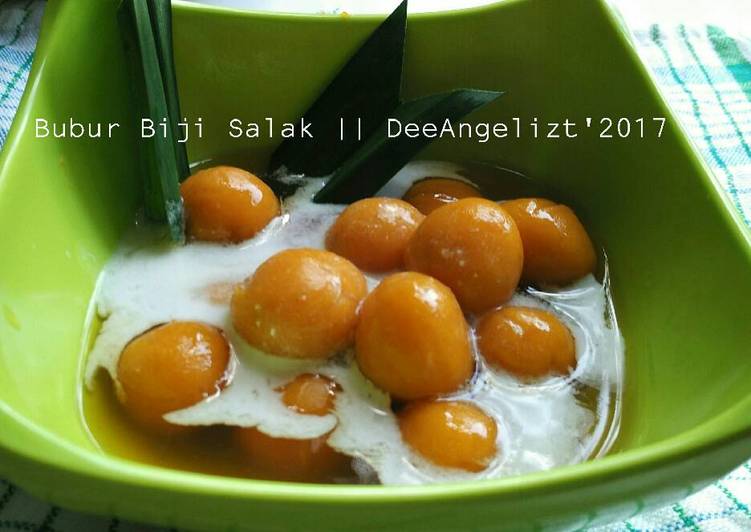 resep masakan Bubur Biji Salak