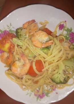 Pasta dg udang & broccoli