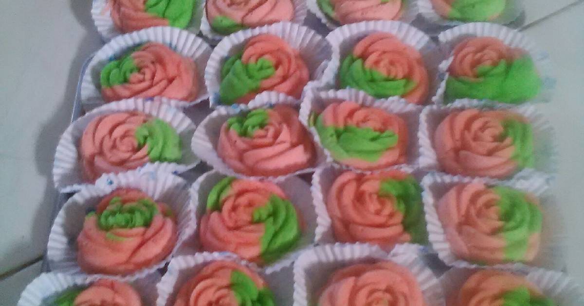 Resep Bolu kukus mawar