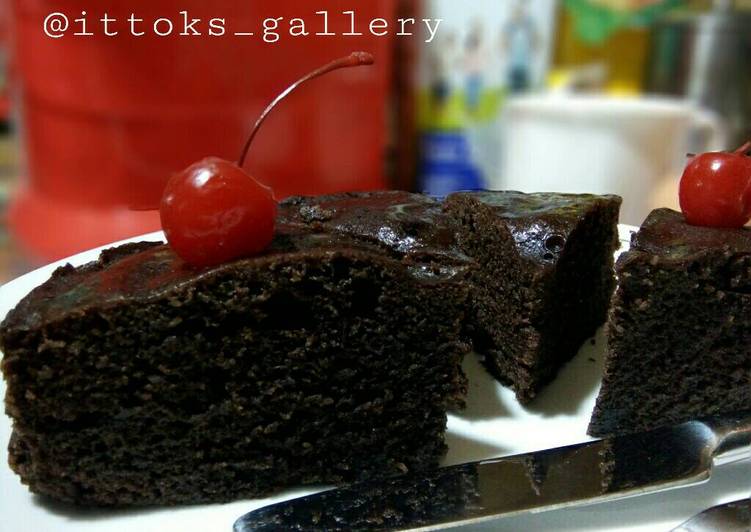 resep lengkap untuk Steam chocolate cake