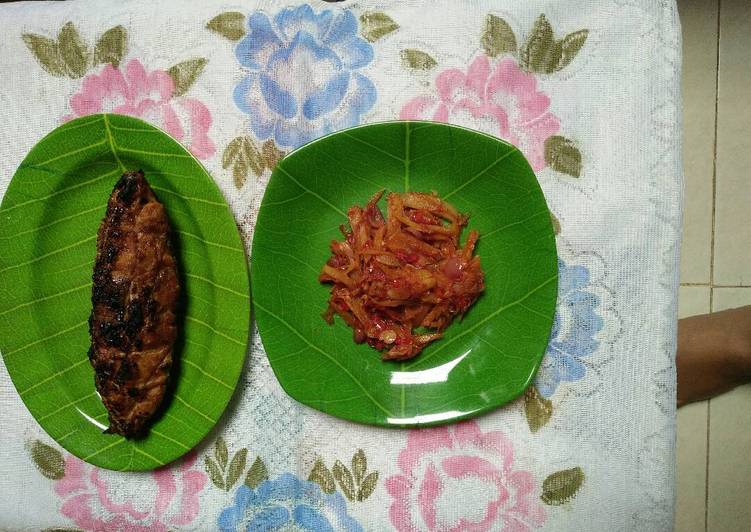 resep makanan Kakap bakar sambal Mangga