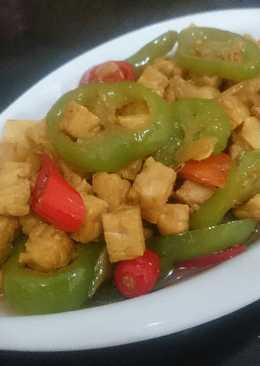 Tumis tempe cabe gendot