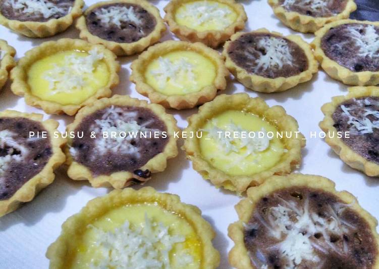 resep masakan Pie susu&brownies keju teflon anti gagal #part 2