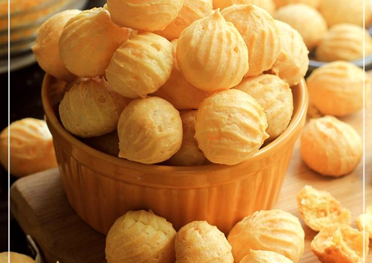 gambar untuk cara membuat Sus Kering Keju aka Cheese Crispy Choux renyah ngejuu