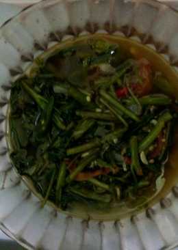 Tumis kangkung udang kecepe