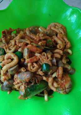 Oseng usus dan jantung ayam