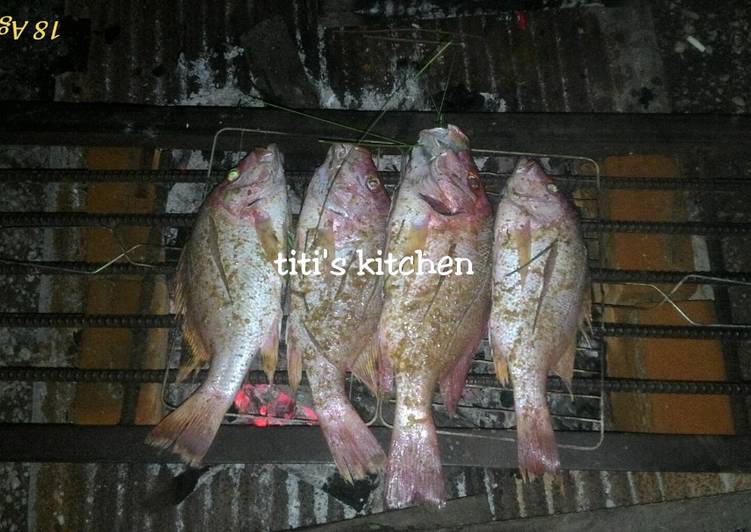 cara membuat Ikan kakap bakar