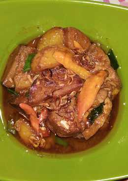 Semur galantin kentang tahu