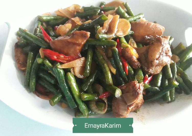 resep masakan Ayam Kacang Panjang