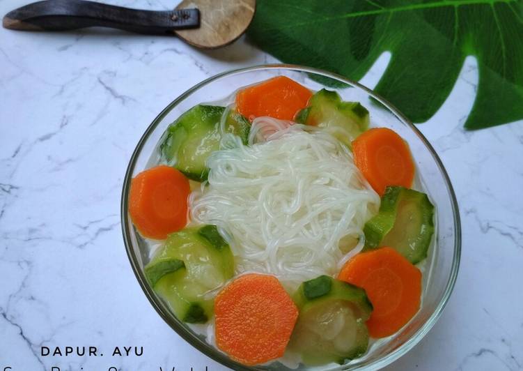 Resep Sayur Bening Oyong Wortel Soun By Dapur. Ayu