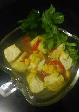 Sayur tahu campur jagung manis