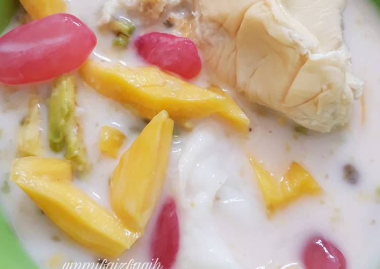 Resep Es Teler Durian..segeeerrr ?? Karya Laily Agustien (Ummifaizfaqih)