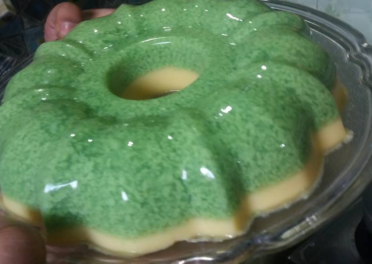 resep makanan Puding lumut mentega