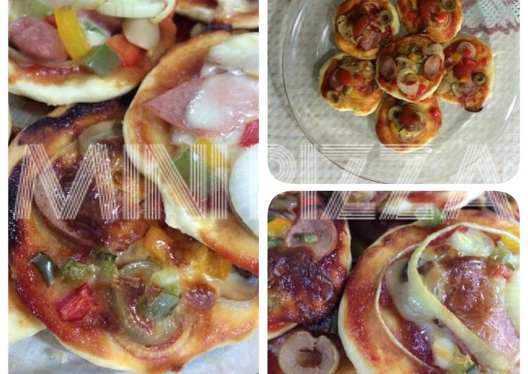 cara membuat Pizza mini amy maya
