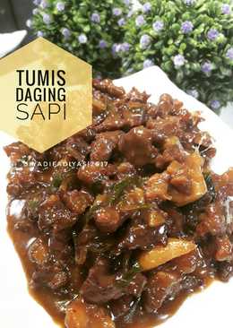 Tumis daging sapi cabe ijo