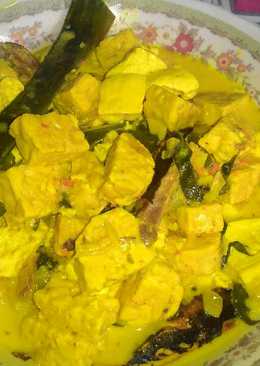 Tahu tempe santan manado