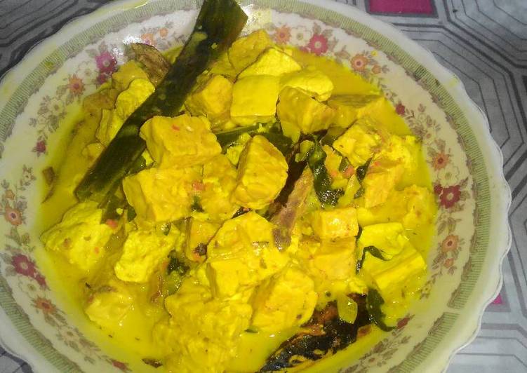 resep makanan Tahu tempe santan manado