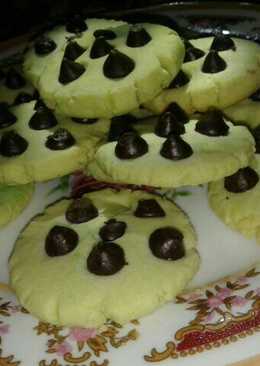 Choco Chip Cookies Pandan