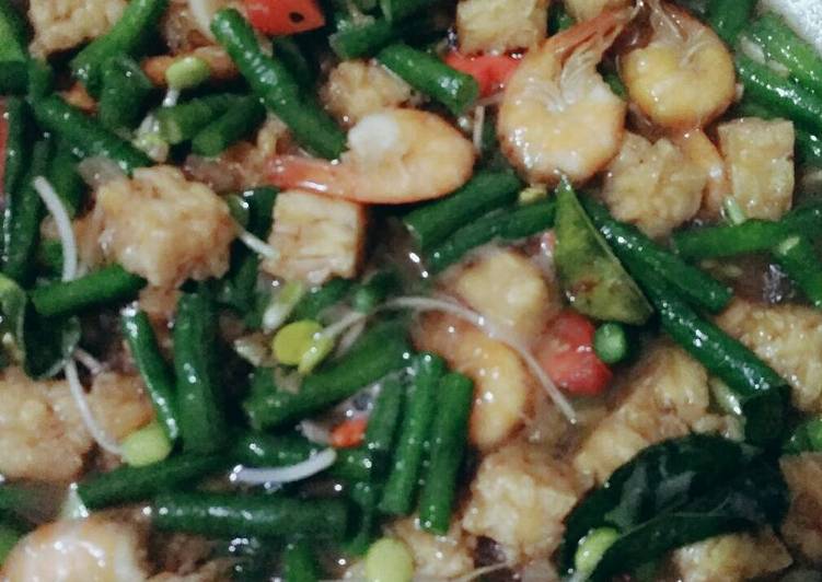 Resep Tumis Kacang  Panjang  Udang Tempe PR 