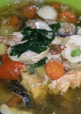 Soup tulang salmon