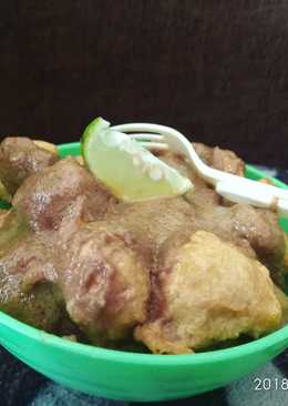 Batagor tahu bumbu kacang