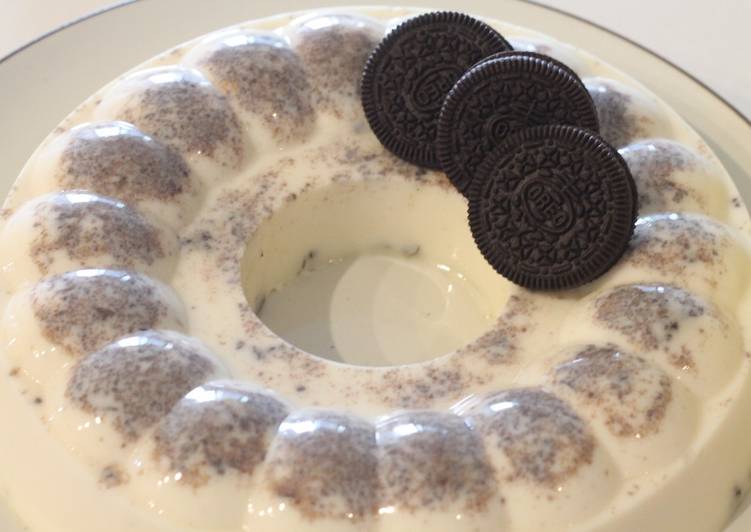 resep makanan Puding oreo