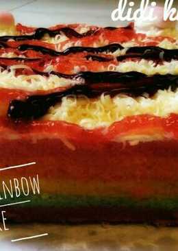 Rainbow cake kukus ð