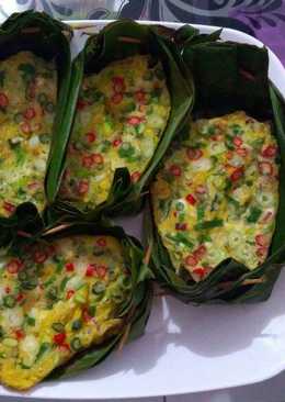 Omelet telur panggang ala thailand