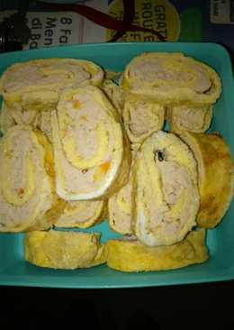 Mpasi Chicken egg roll kukus