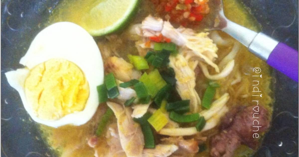 Resep Soto Ayam Lamongan ala Indirouche