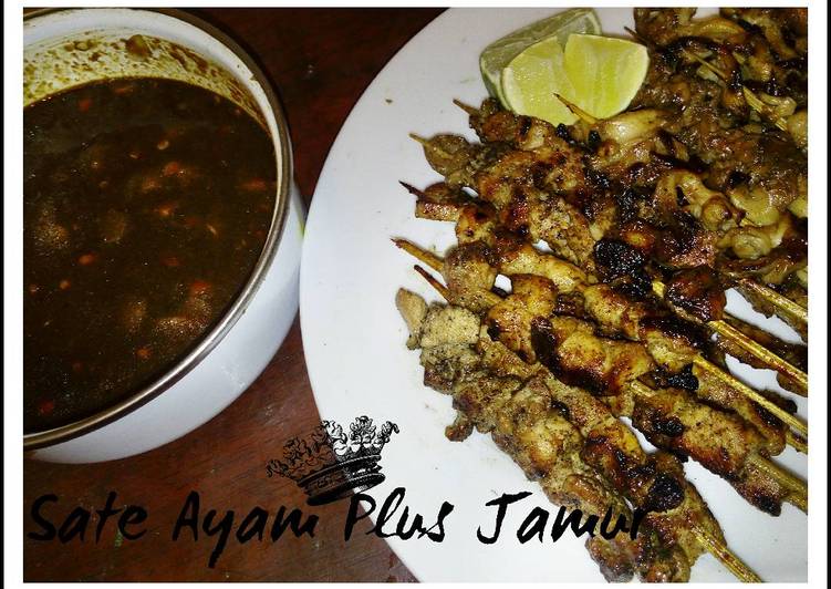 gambar untuk resep Sate Ayam & Jamur