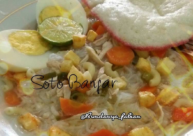 resep lengkap untuk Soto banjar ala bundanya fabian