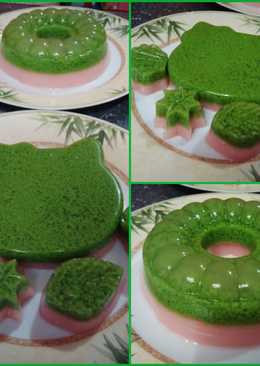 Puding Lumut Lapis Nutrijel Yoghurt