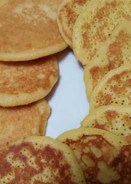 Pancake Sederhana Dengan dan Tanpa Susu