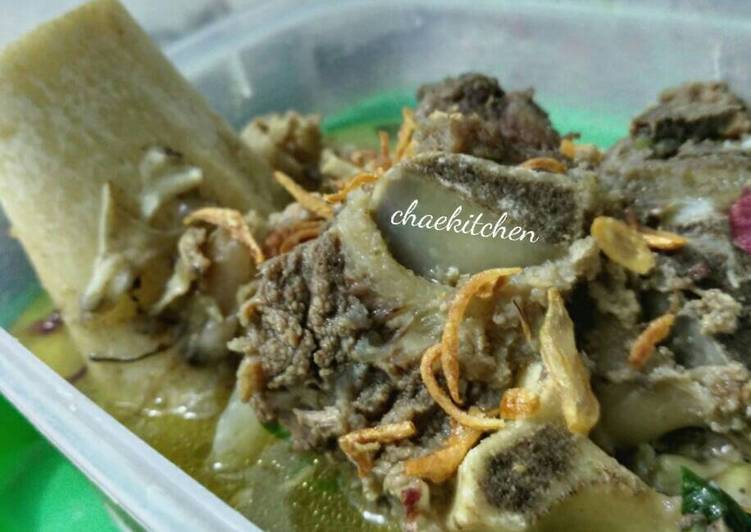 resep makanan Sup Tulang Sapi #KitaBerbagi