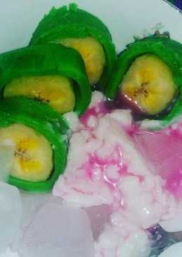 Es pisang ijo