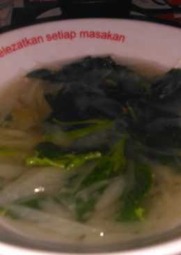 Sayur pepaya dan bayam (jangan kunci)