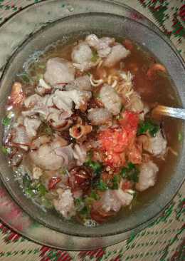 Bakso ikan kuah sapi