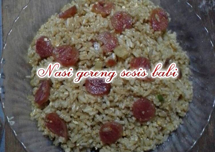  Resep   Nasi  goreng  sosis babi  oleh Jenny L Kitchen Cookpad