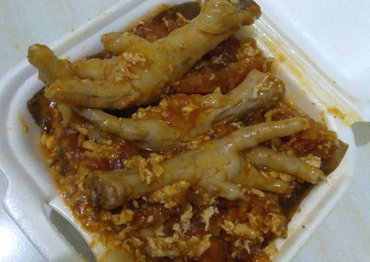 resep lengkap untuk Seblak ceker