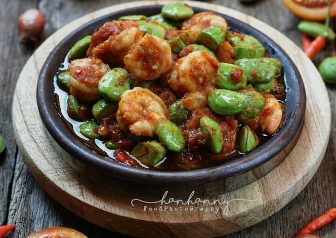 Resep SAMBEL GORENG UDANG  PETE  oleh hanhanny Cookpad