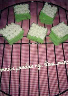 Brownies Pandan Ny. Liem