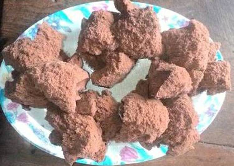 bahan dan cara membuat Bolu Kukus Coklat Mekar Irit