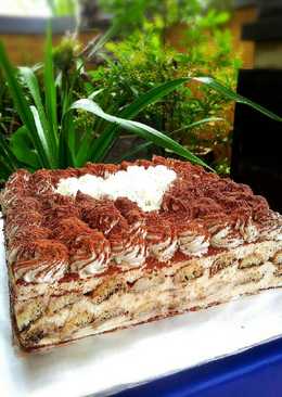 Tiramisu Egg Drops Bday Cake.#cepat,mudah no ribet,tp rasa&harga