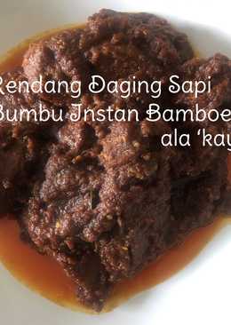 Rendang Daging Sapi Bumbu Instan Bamboe